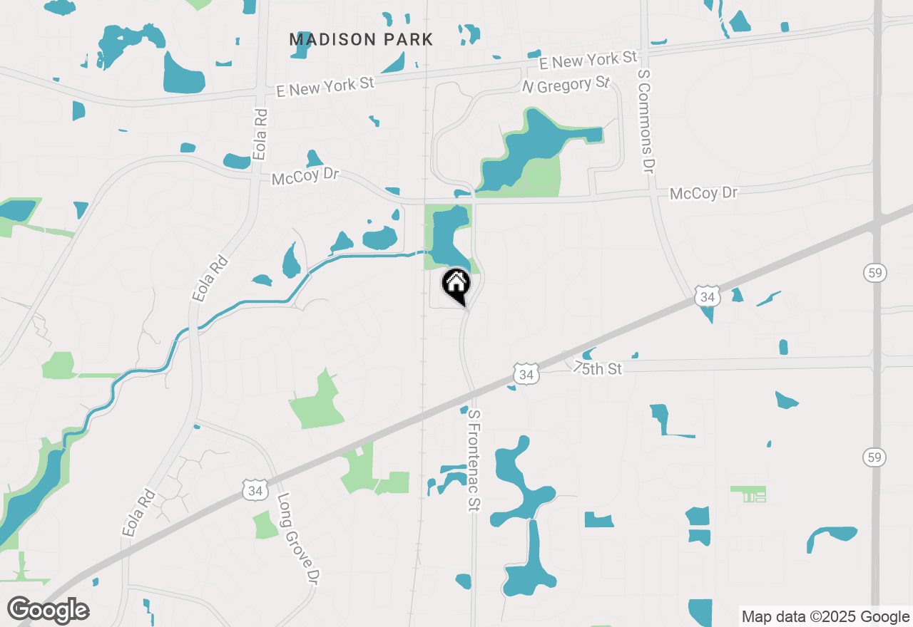 Map of 376 Echo Lane #1, Aurora, IL 60504