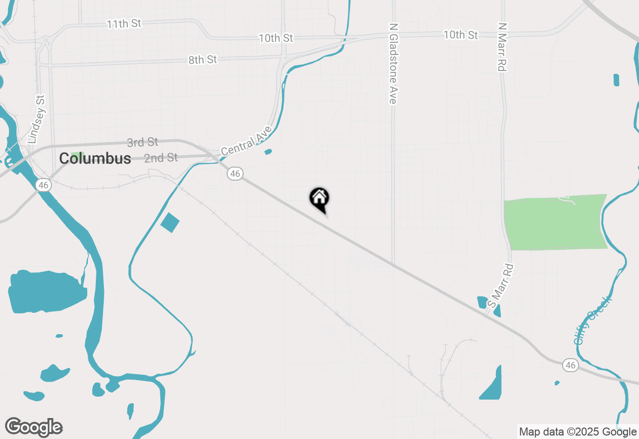 Map of 151 S Mapleton Street, Columbus, IN 47201