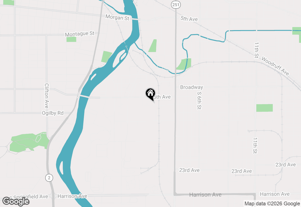 Map of 434 16th Avenue, Rockford, IL 61104