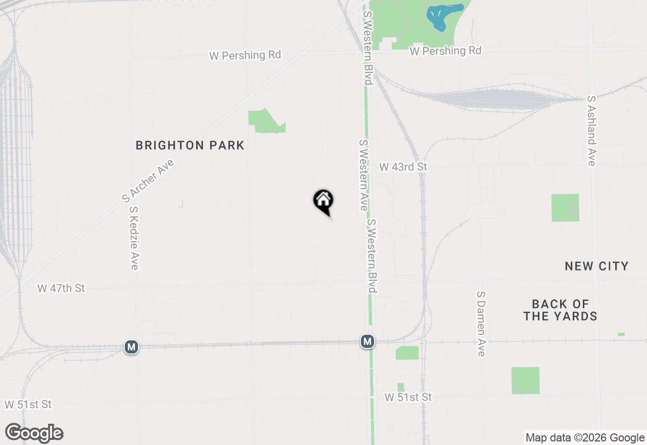 Map of 2524 W 45th Street, Chicago, IL 60632