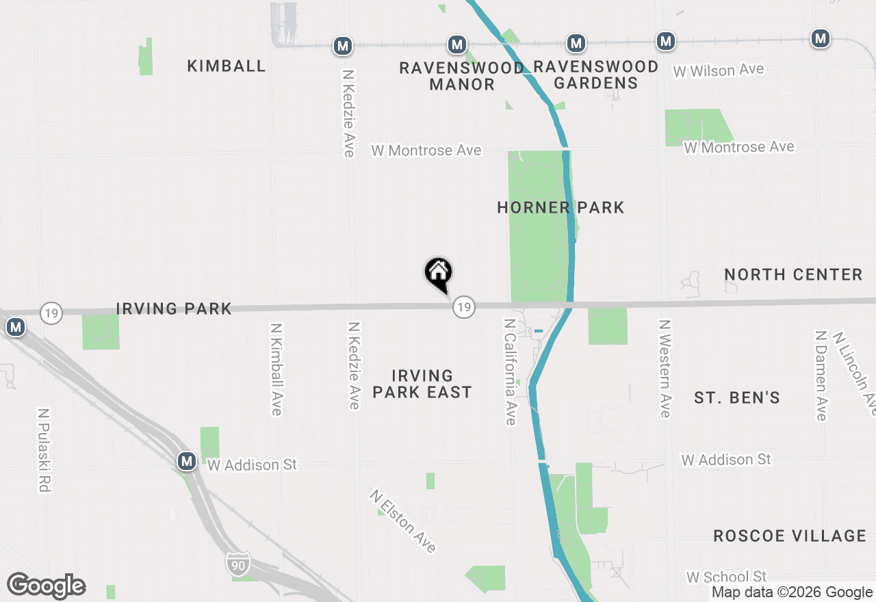 Map of 2954 W Irving Park Road #3B, Chicago, IL 60618