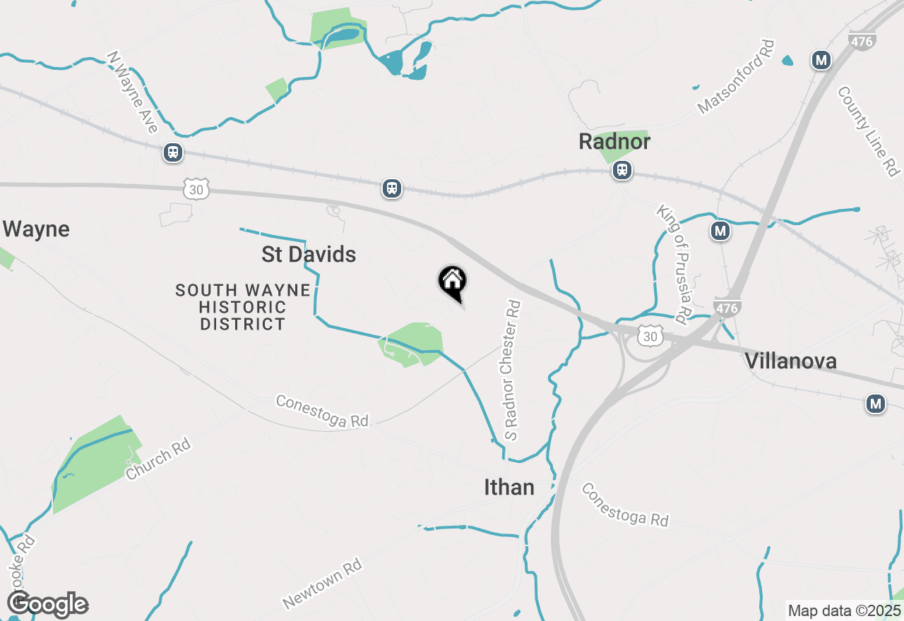 Map of 284 Iven Avenue #2B-272-3B, Radnor, PA 19087