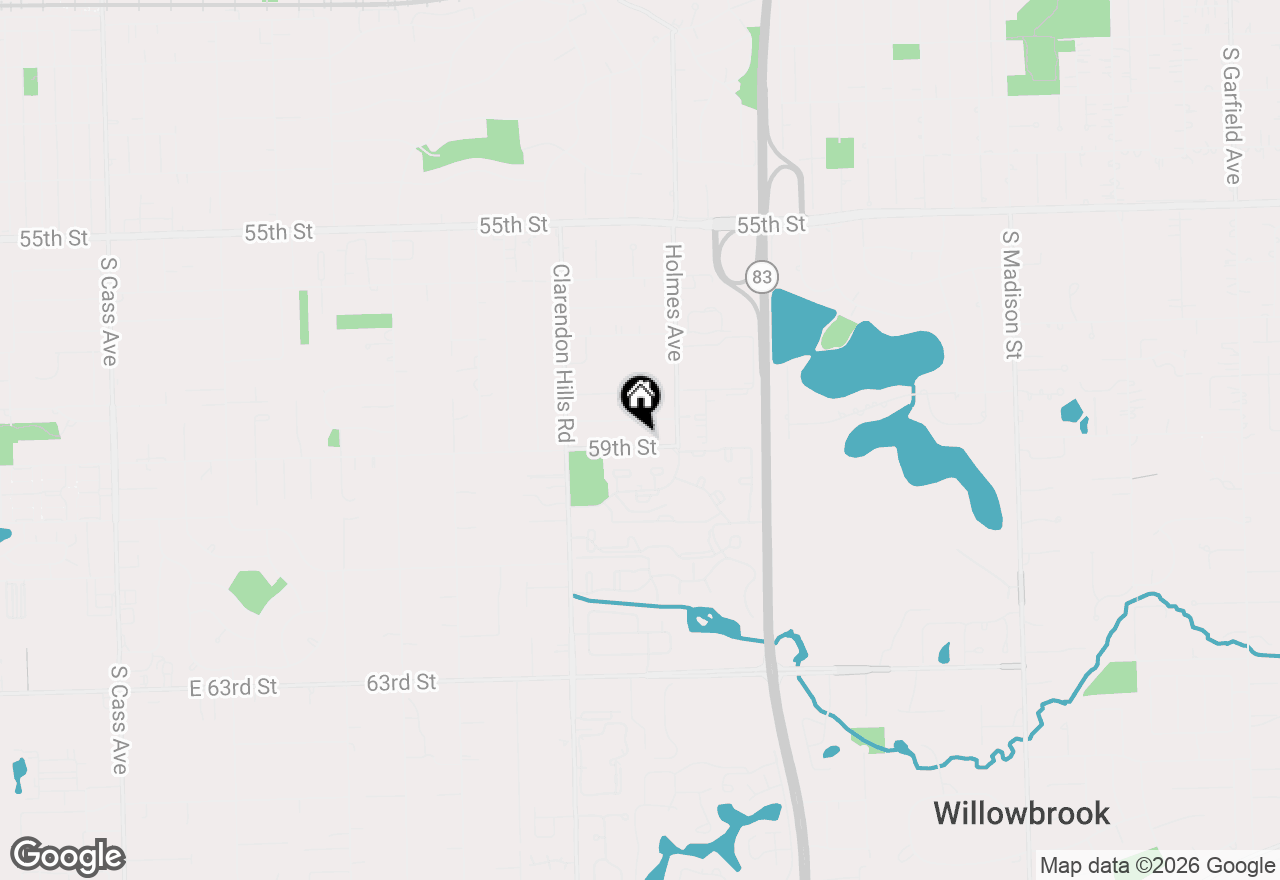 Map of 122 59th Street, Willowbrook, IL 60527