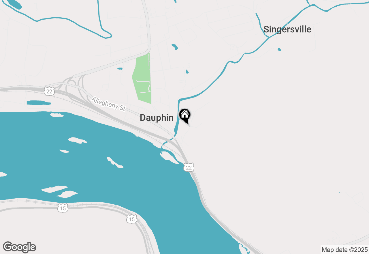 Map of 7 Hillside Road, Dauphin, PA 17018