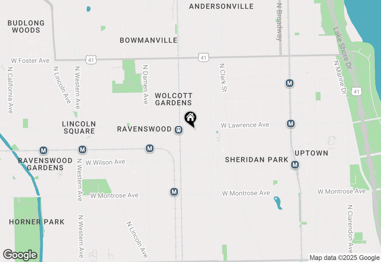 Map of 4744 N Hermitage Avenue #2, Chicago, IL 60640
