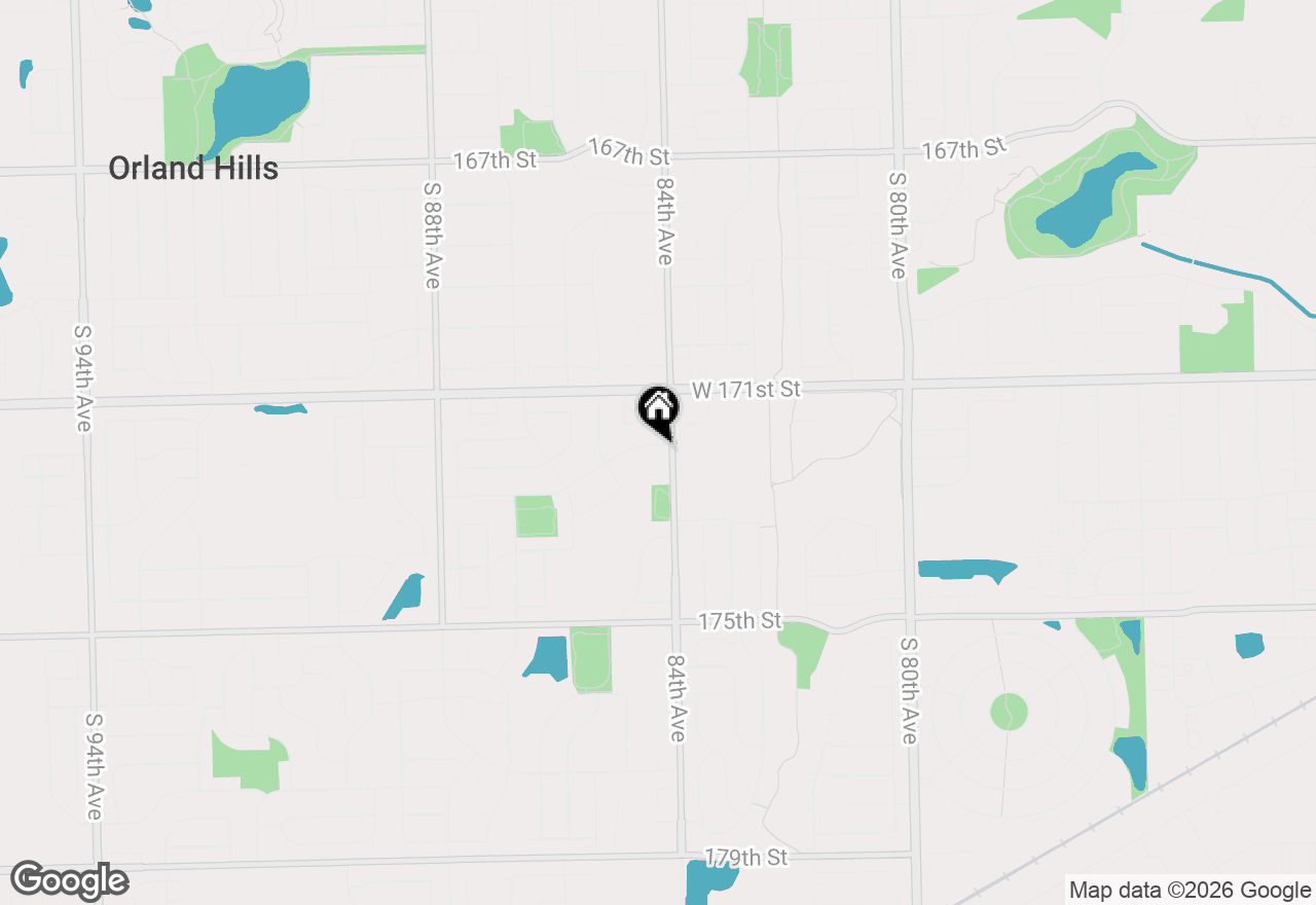 Map of 8407 Carriage Lane, Tinley Park, IL 60487