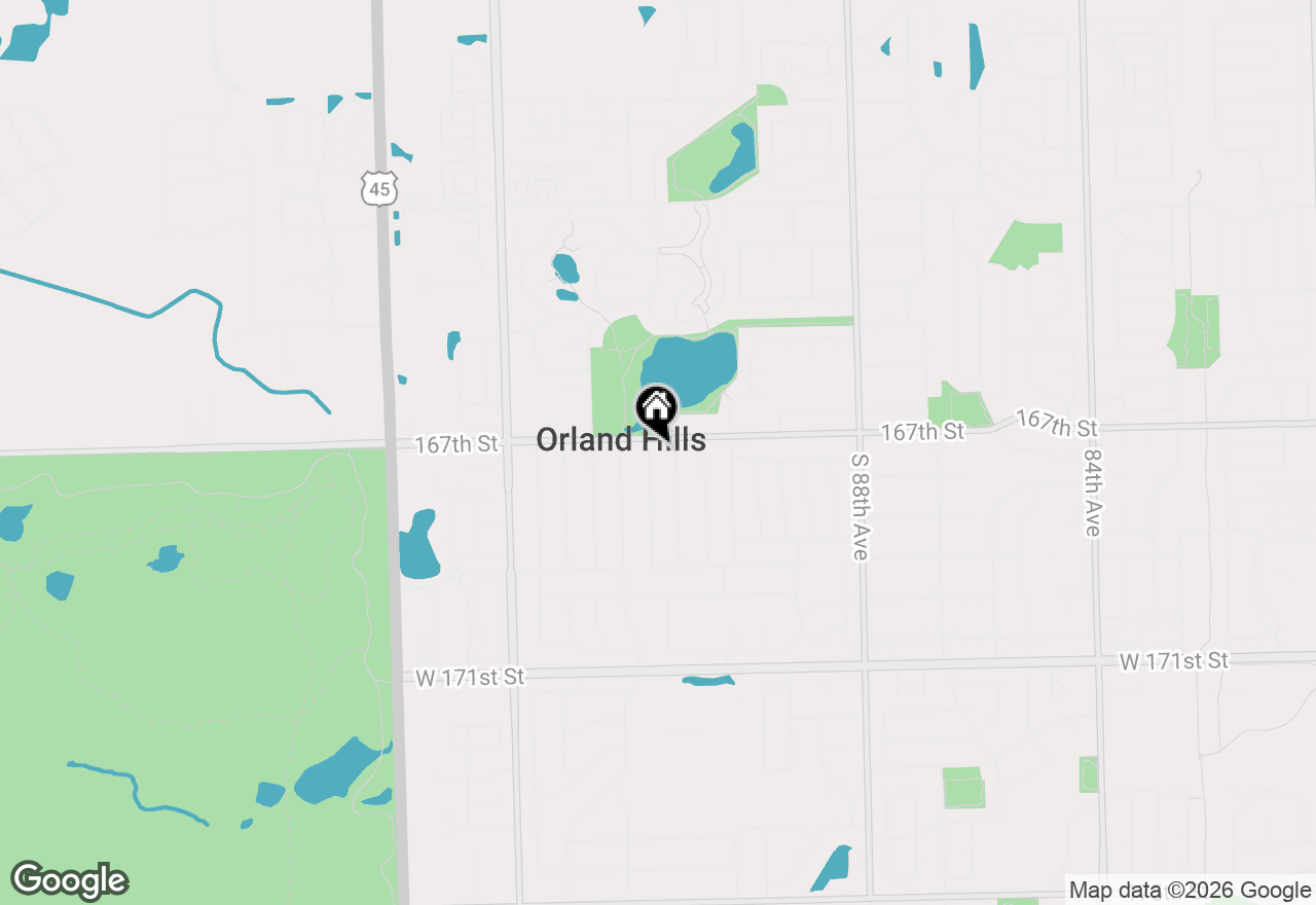 Map of 16713 Highview Avenue, Orland Hills, IL 60487