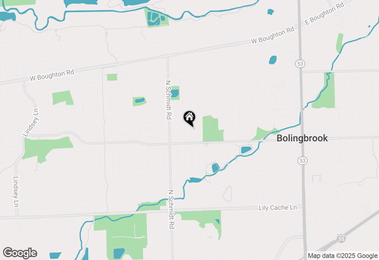 Map of 129 Mayfield Drive, Bolingbrook, IL 60440