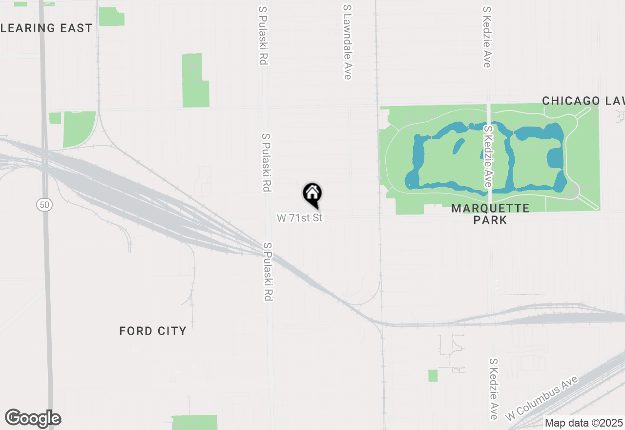 Map of 3822 W 71st Street, Chicago, IL 60629