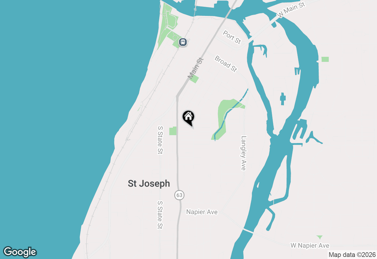 Map of 831 Wisconsin Avenue, St. Joseph, MI 49085