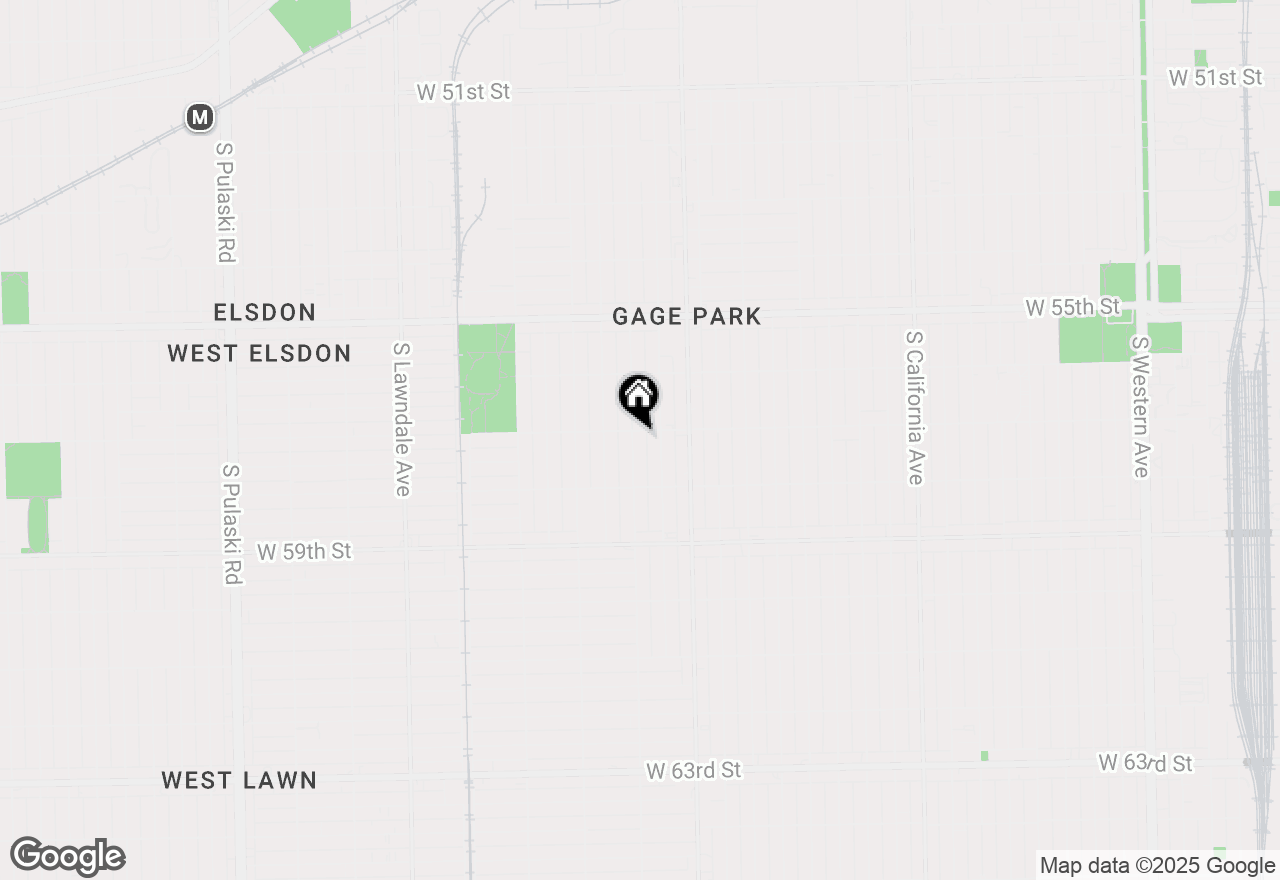 Map of 5707 S Spaulding Avenue, Chicago, IL 60629