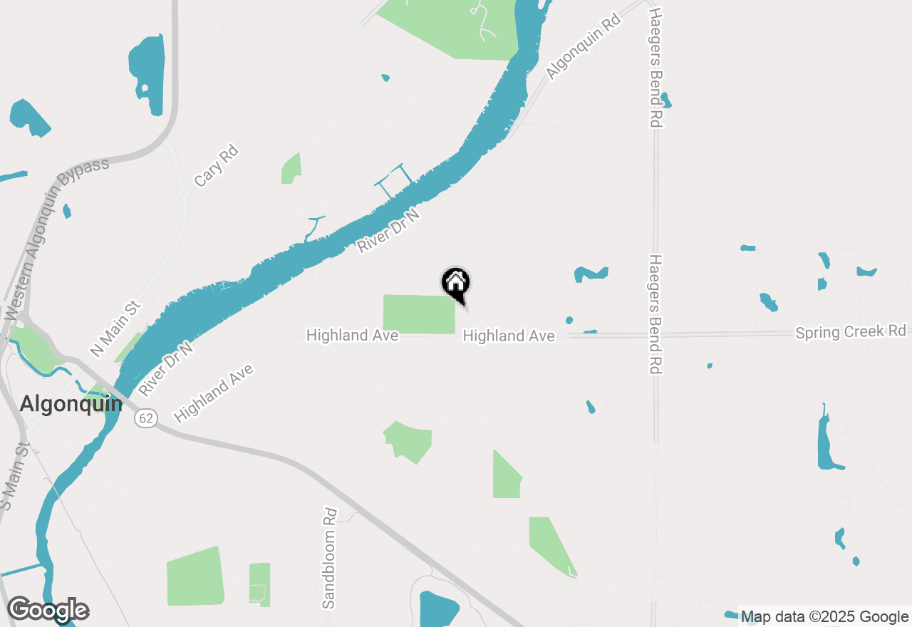 Map of 250 Riverview Drive, Algonquin, IL 60102