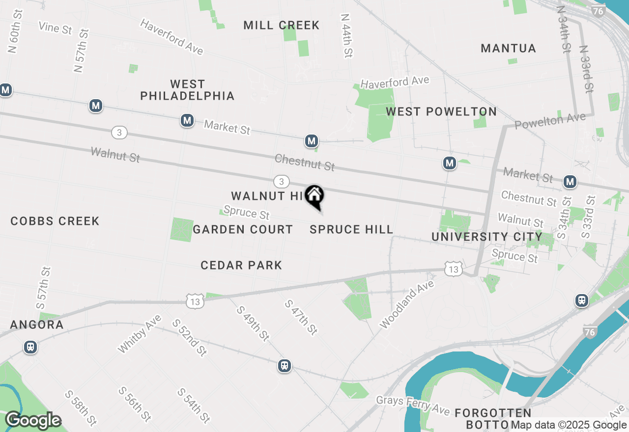 Map of 259 S 46th Street #1, Philadelphia, PA 19139