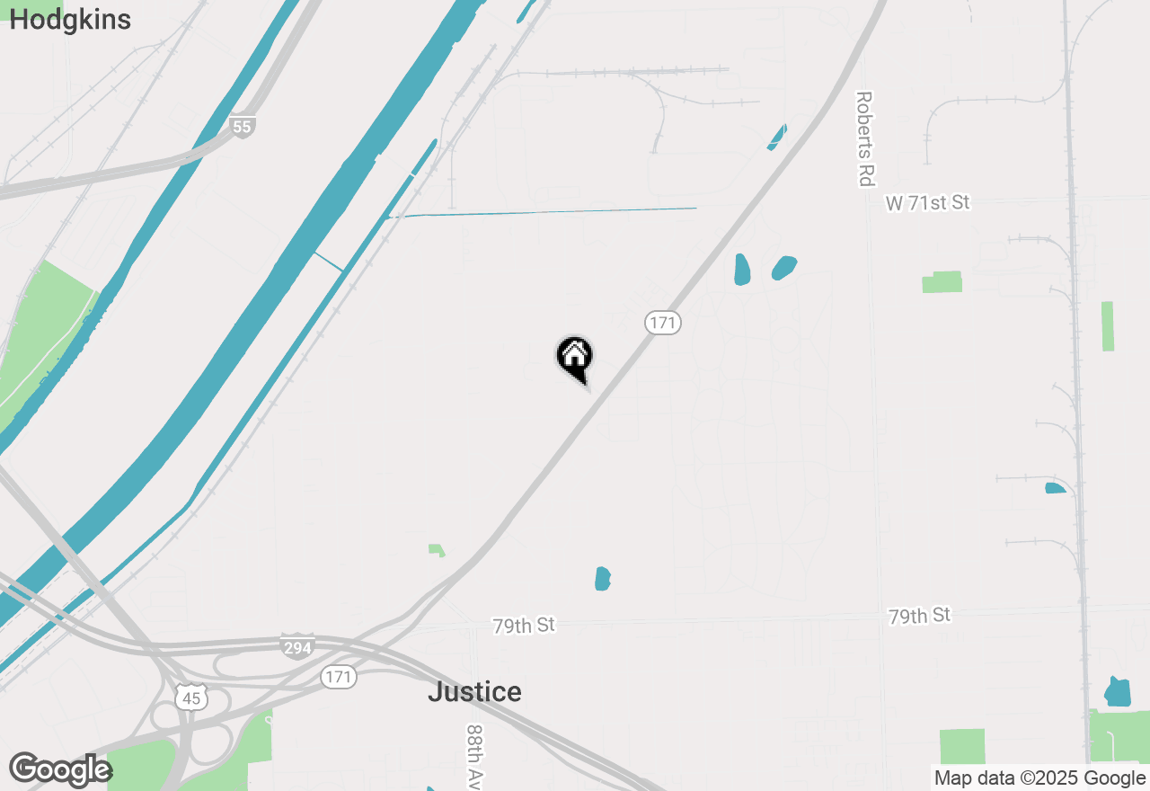 Map of 7451 S 86th Avenue, Justice, IL 60458