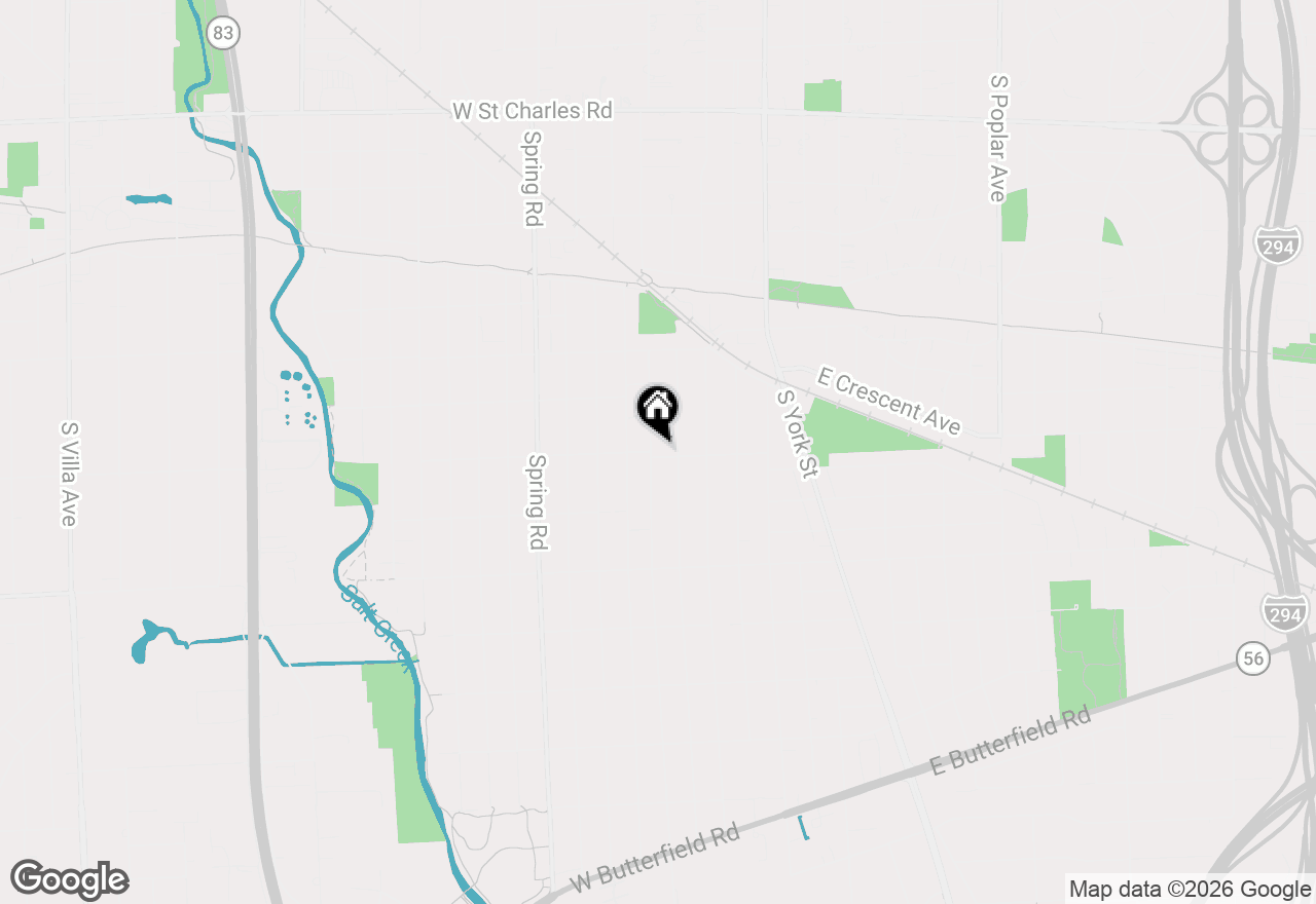 Map of 195 W Mckinley Avenue, Elmhurst, IL 60126