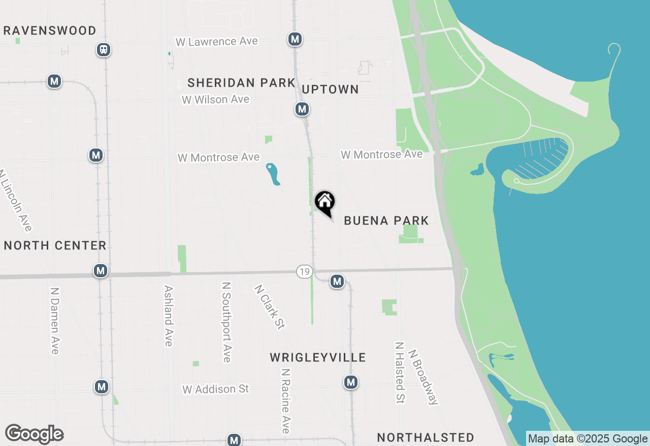 Map of 4133 N Kenmore Avenue #2E, Chicago, IL 60613