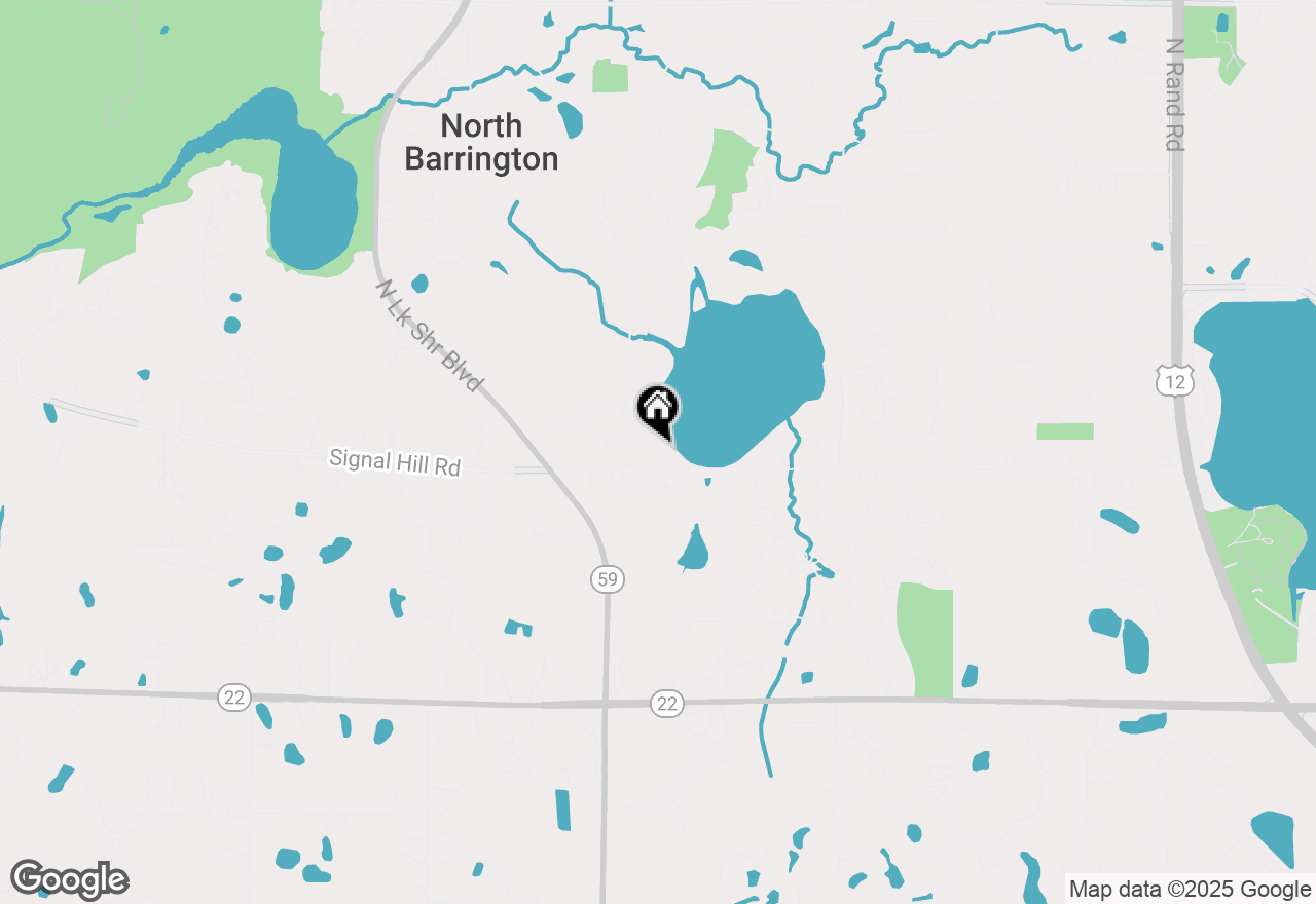 Map of 517 Castleview Court, North Barrington, IL 60010