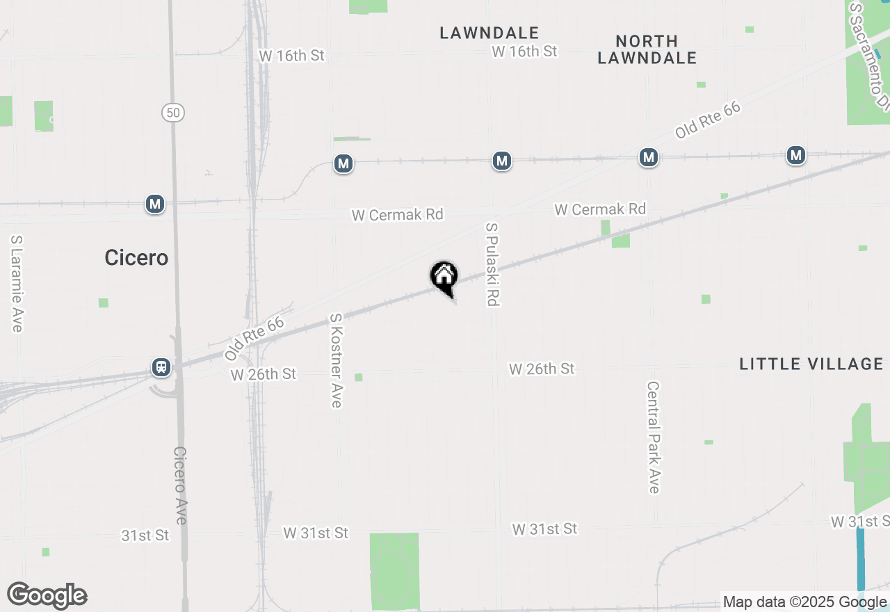 Map of 4134 W 24th Place #E3, Chicago, IL 60623