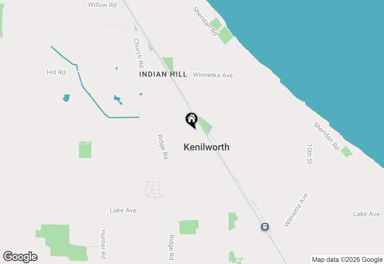 Map of 547 Melrose Avenue, Kenilworth, IL 60043