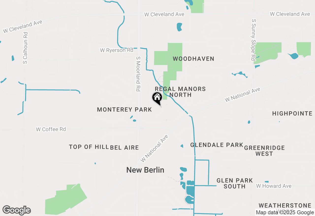 Map of 3332 S El Sirroco Dr, New Berlin, WI 53151
