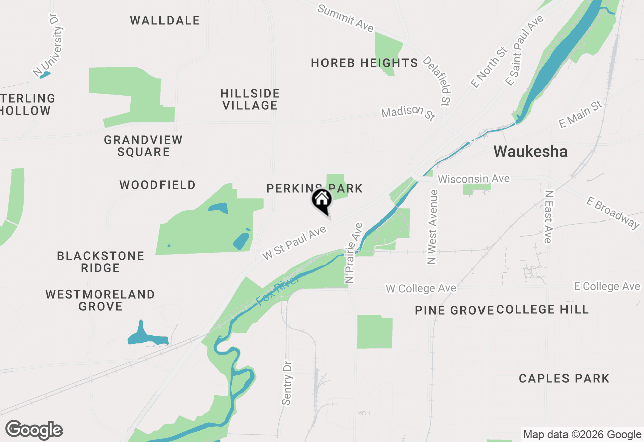 Map of 1005 Dresser Ave, Waukesha, WI 53188