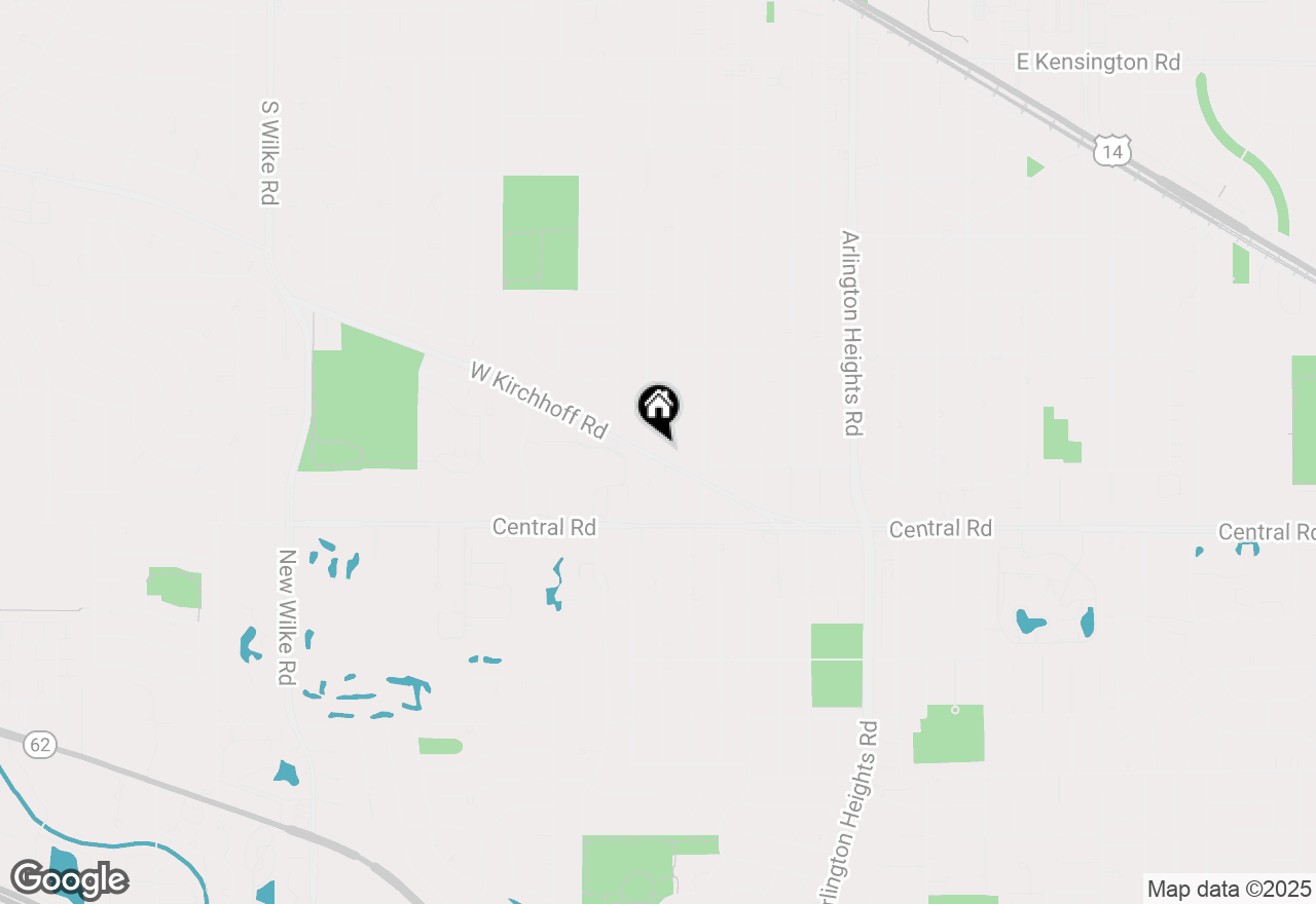 Map of 410 W Kirchhoff Road, Arlington Heights, IL 60005