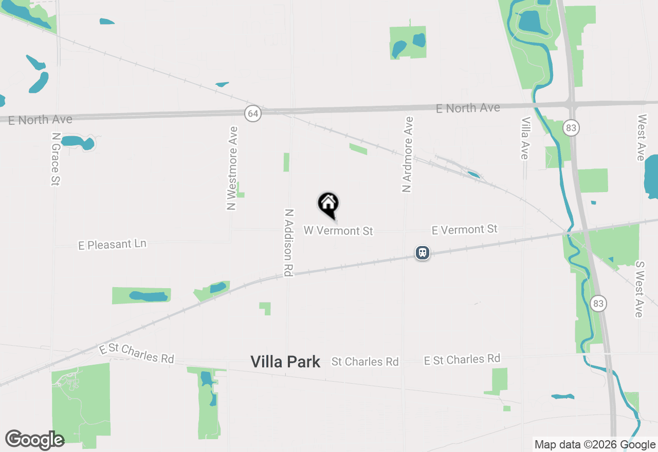 Map of 432 N Michigan Avenue, Villa Park, IL 60181