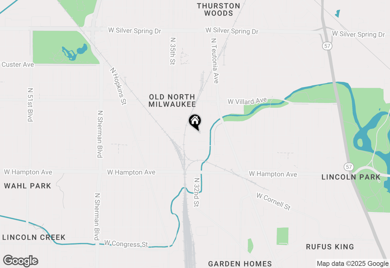 Map of 3206 W Fairmount Ave, Milwaukee, WI 53209
