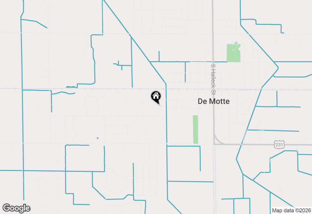 Map of 821 9th Street Sw #2A, Demotte, IN 46310