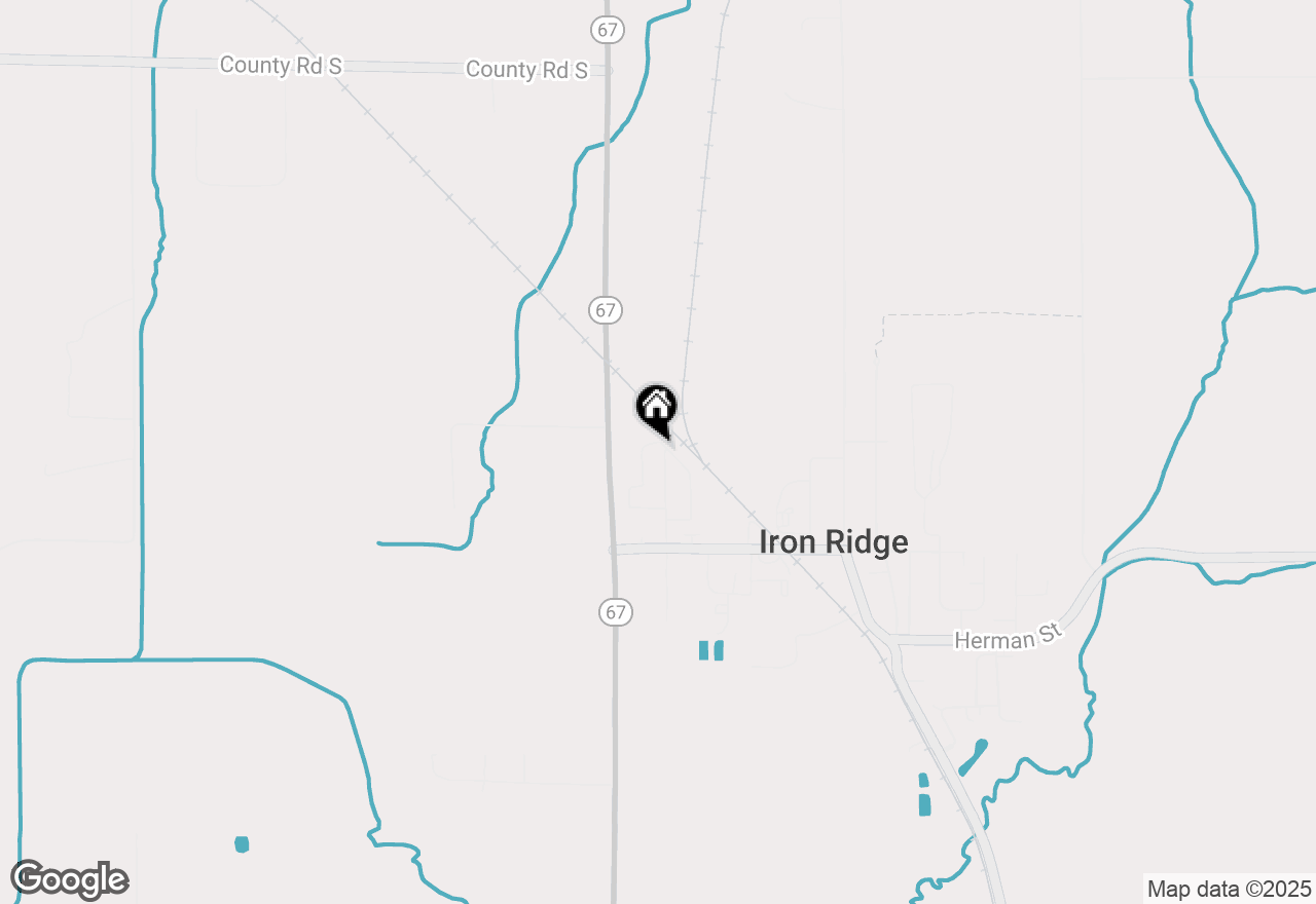 Map of 123 Westgate Dr, Iron Ridge, WI 53035