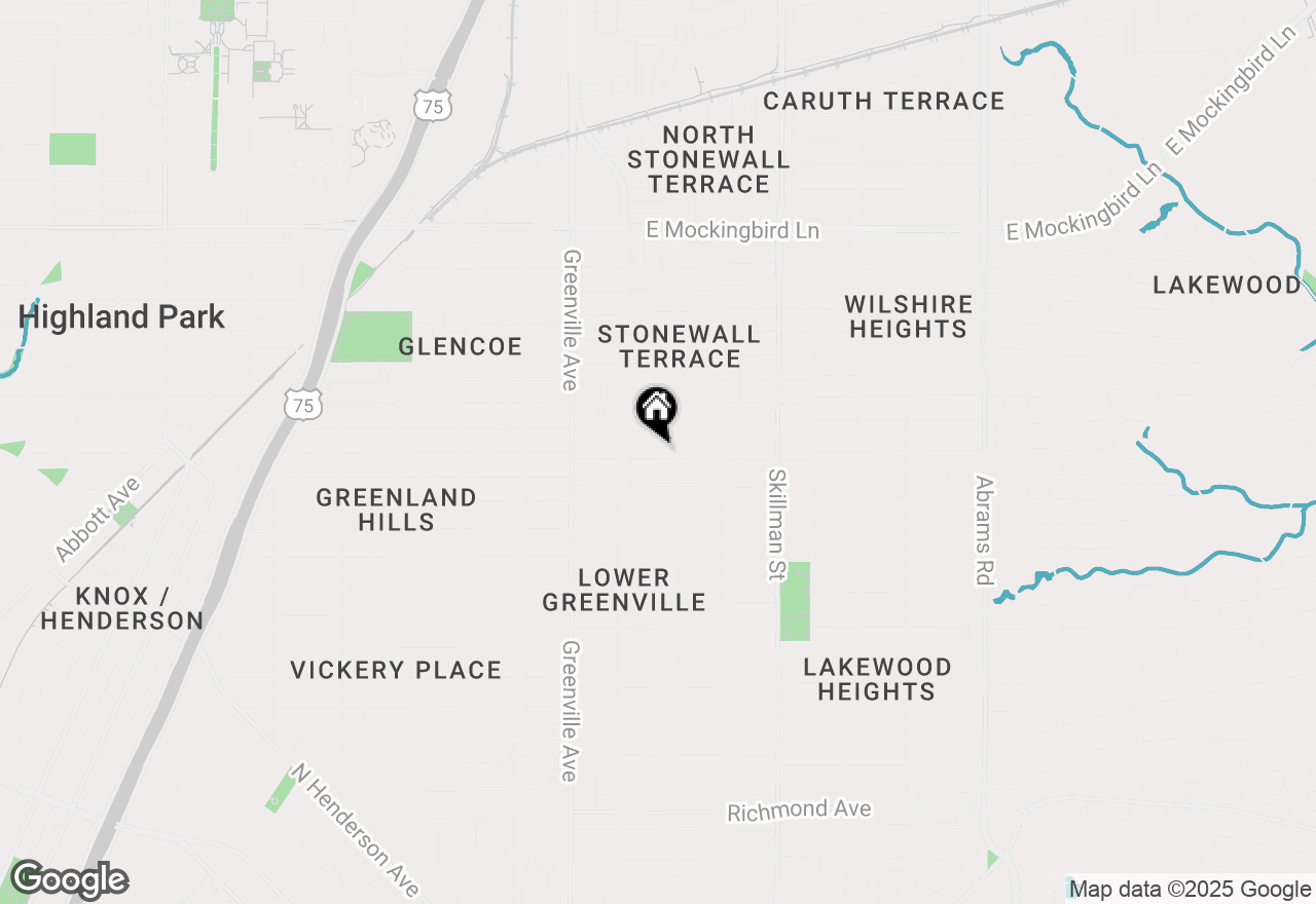 Map of 5830 Morningside Avenue, Dallas, TX 75206