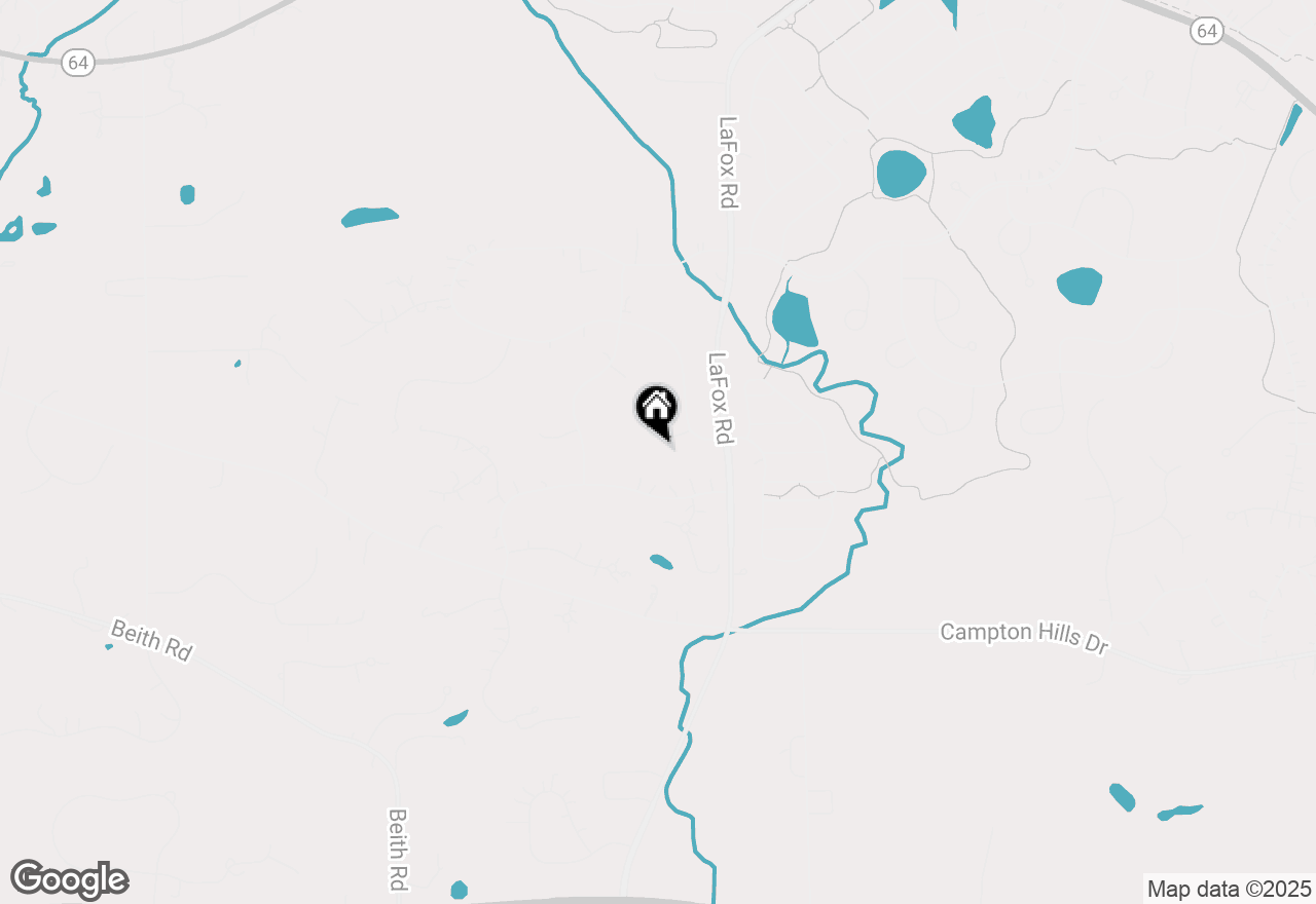 Map of 40W665 Carriage Court, St. Charles, IL 60175