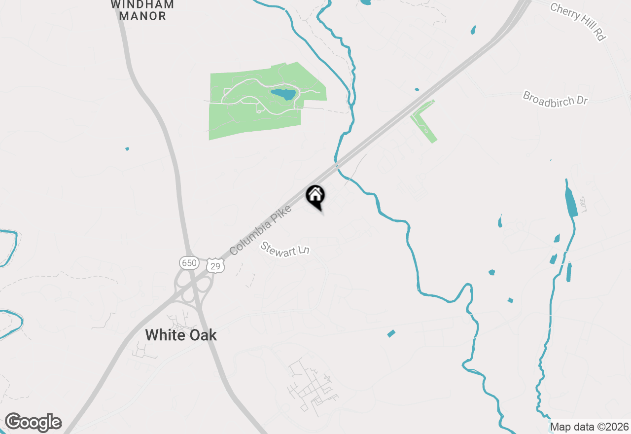 Map of 1631 Treetop View Terrace, Silver Spring, MD 20904
