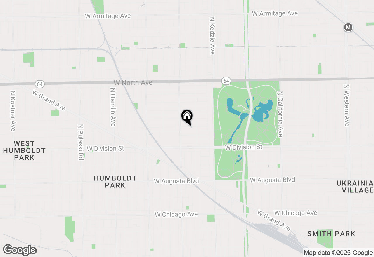 Map of 3336 W Potomac Avenue #G, Chicago, IL 60651