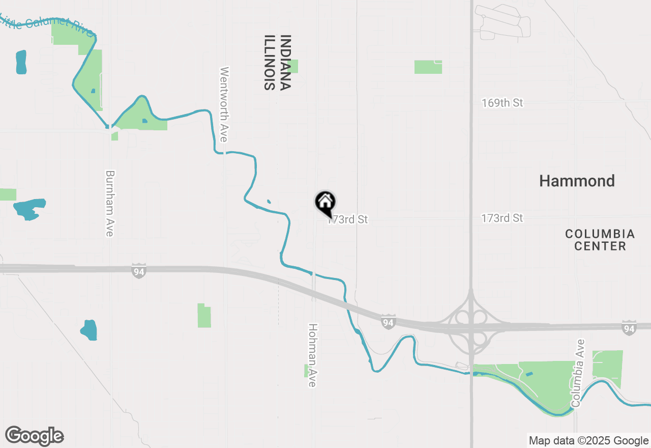 Map of 220 173rd Street, Hammond, IN 46324