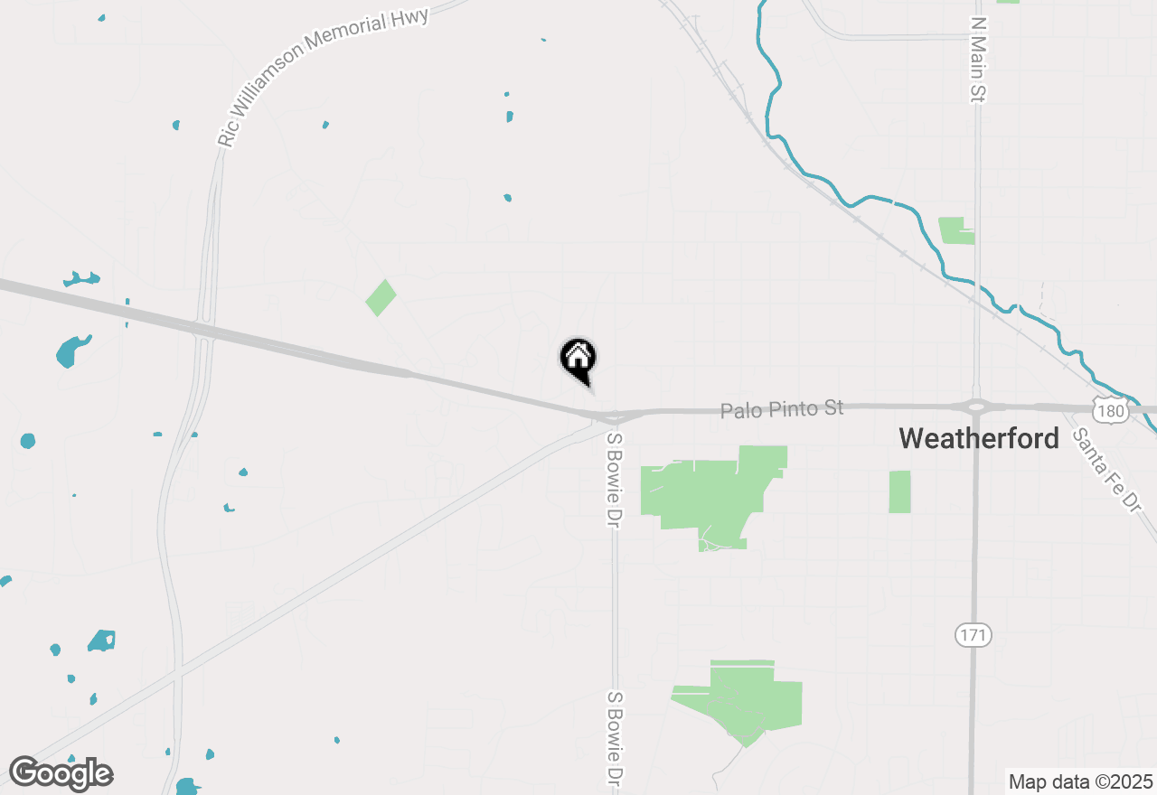 Map of 1220 Mineral Wells Highway, Weatherford, TX 76086
