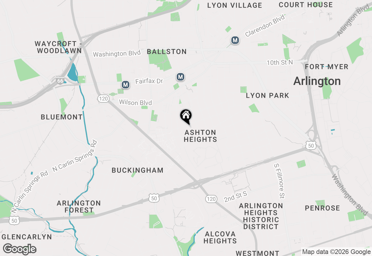 Map of 425 N Norwood Street, Arlington, VA 22203