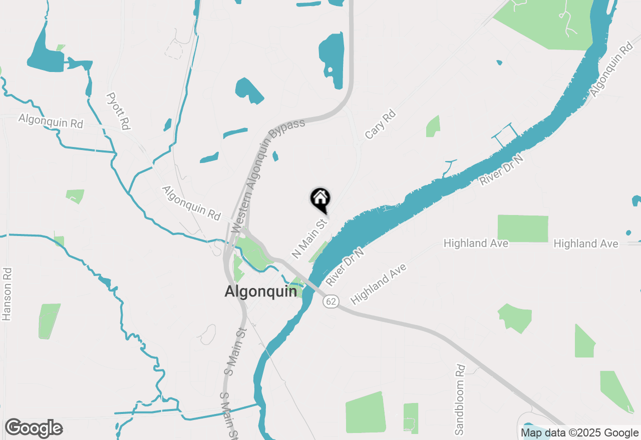 Map of 402 N Main Street, Algonquin, IL 60102