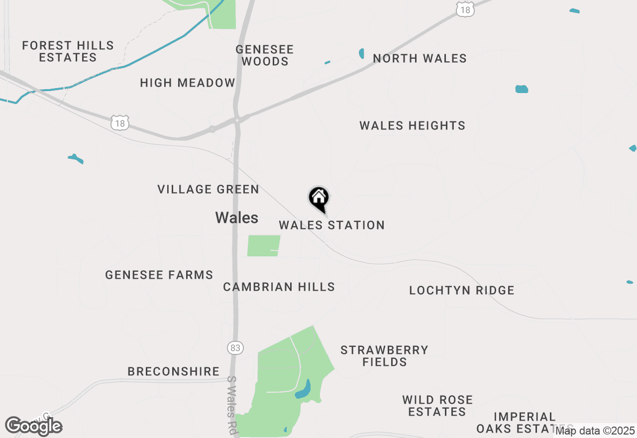 Map of 122 W Main St, Wales, WI 53183