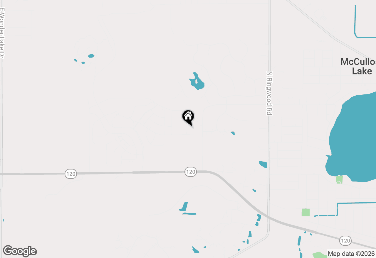 Map of 2276 Redwood Trail, Wonder Lake, IL 60097