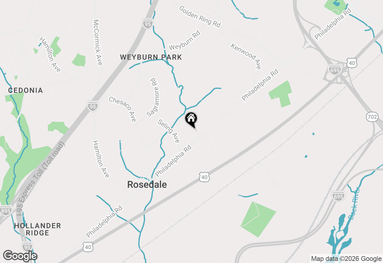 Map of 1316 Pine Grove Avenue, Baltimore, MD 21237