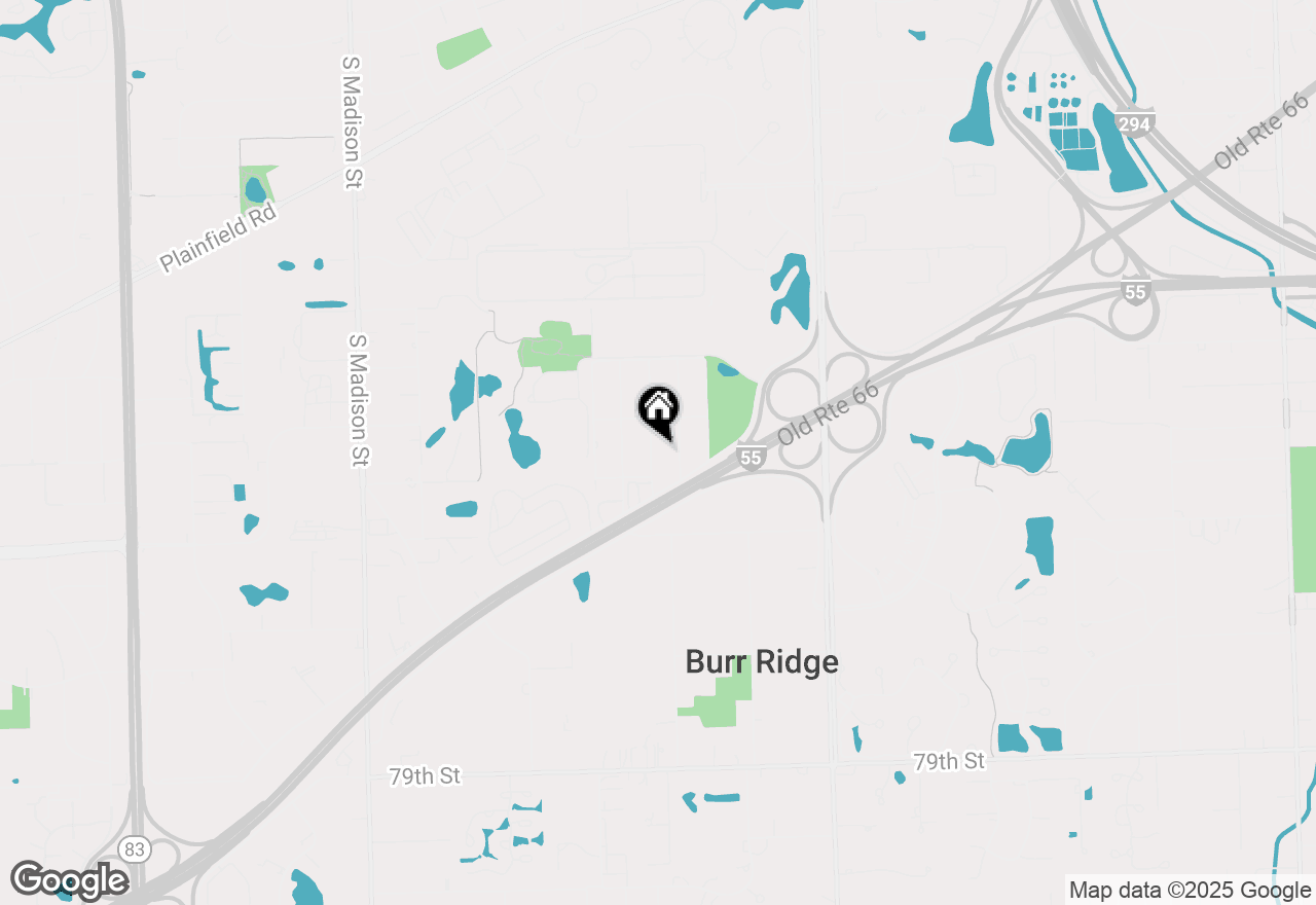 Map of 7339 S Park Avenue, Burr Ridge, IL 60527