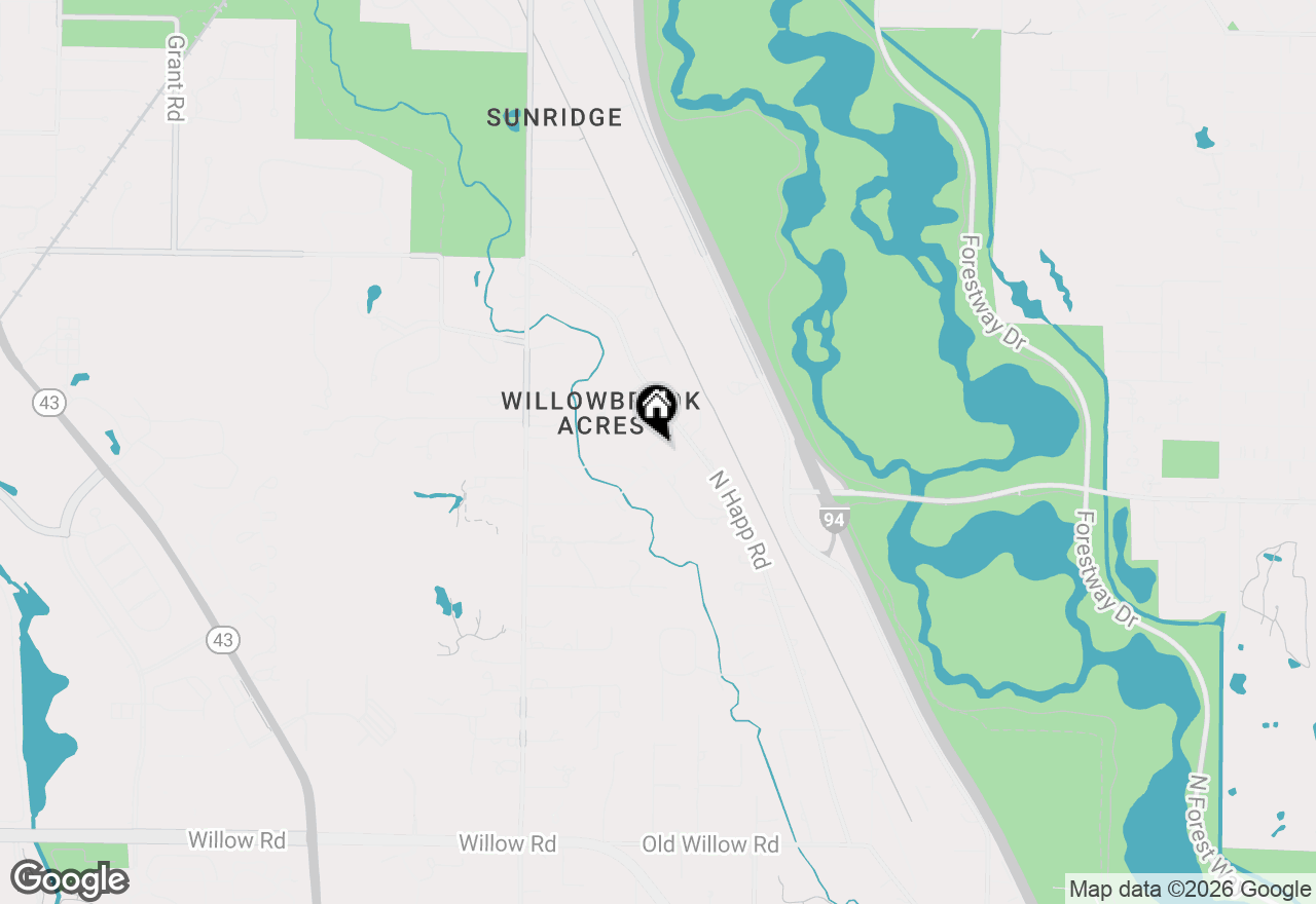 Map of 2154 Northgate Road, Northfield, IL 60093