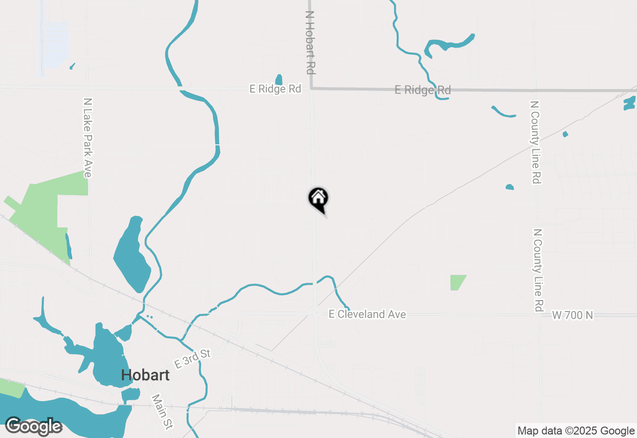 Map of 315 N Hobart Road, Hobart, IN 46342