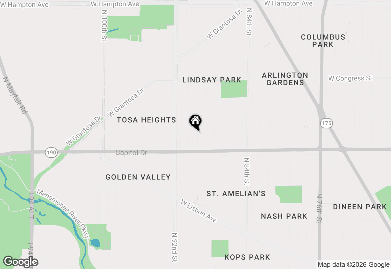 Map of 4076 N 90th St, Milwaukee, WI 53222