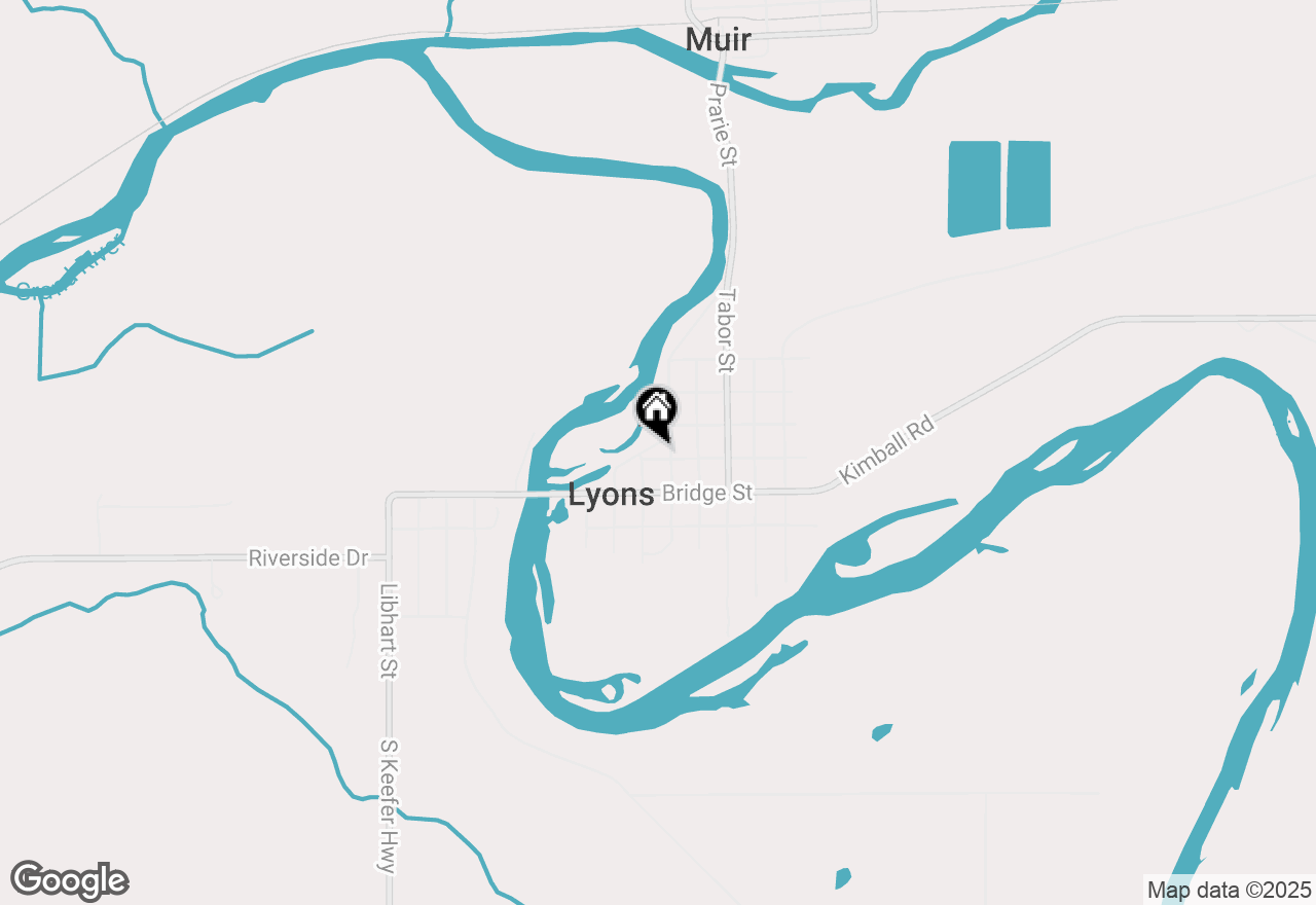 Map of 208 N King Street, Lyons, MI 48851