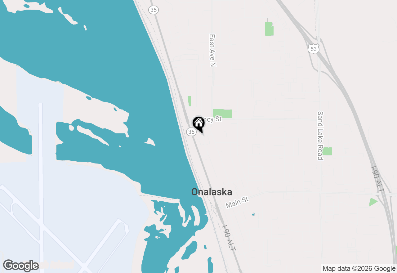 Map of 215 Poplar St, Onalaska, WI 54650