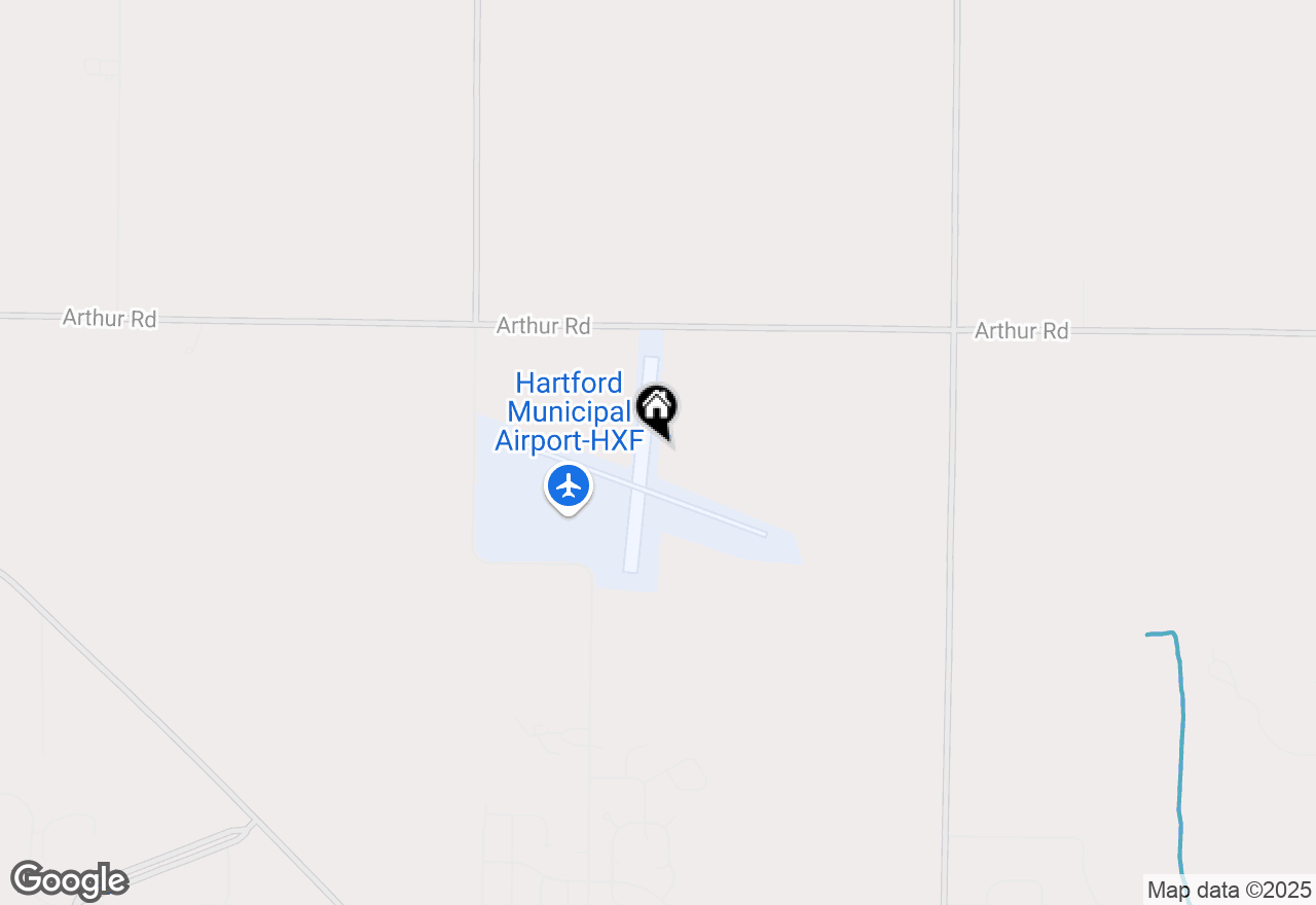 Map of NO 53 Airplane Hangar, Hartford, WI 53027