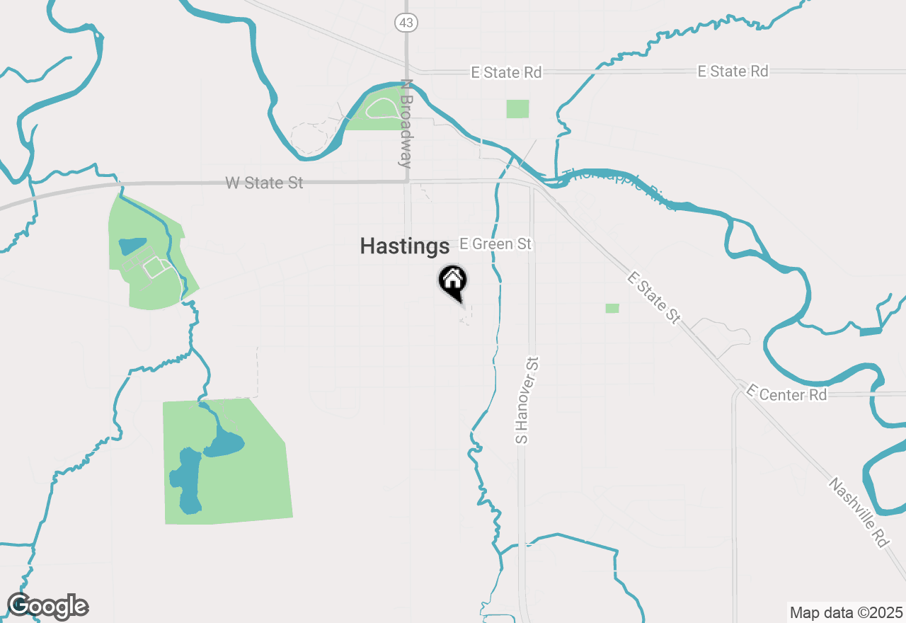 Map of 720 S Jefferson Street, Hastings, MI 49058