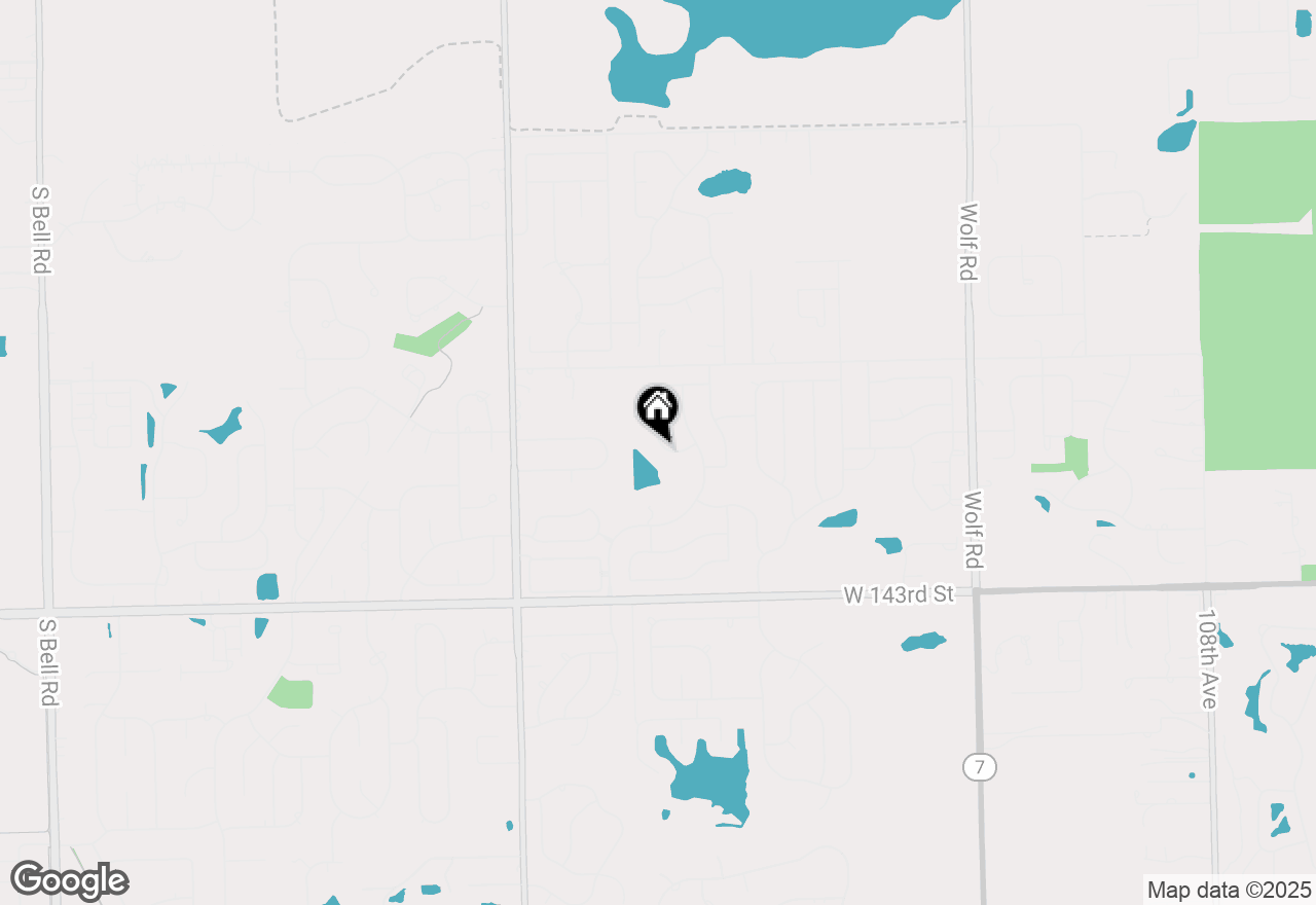 Map of 11725 Cooper Way, Orland Park, IL 60467